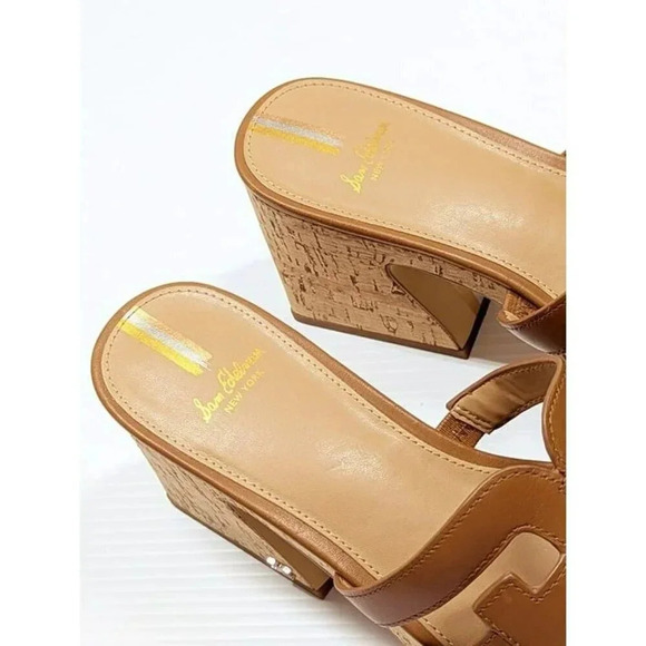 Sam Edelman Women's Dev Leather Cork Platform Sandals Size 9 (MSRP $150) - Picture 7 of 11